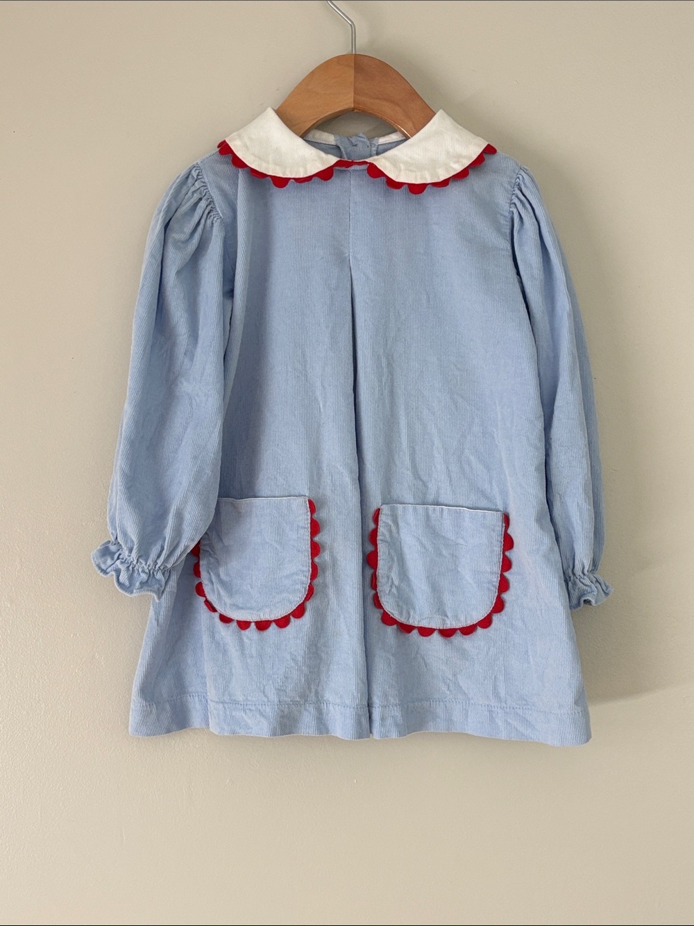 Charming Mary Corduroy Dress 3T